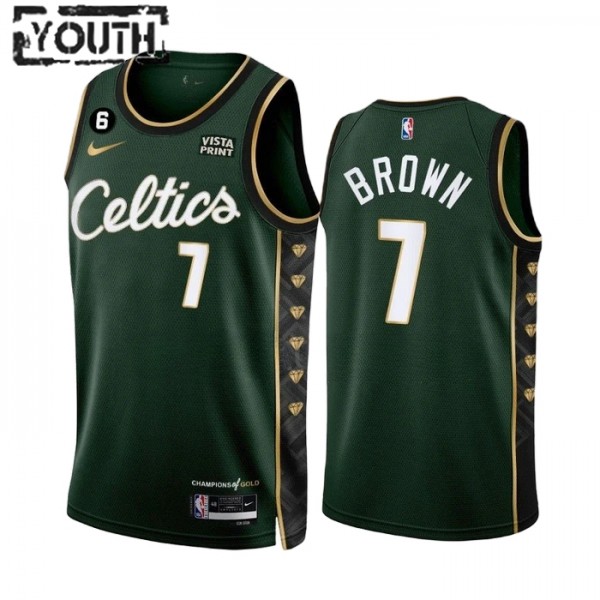 Boston Celtics Trikot Jaylen Brown 7 Nike 2022-23 City Edition Grün Swingman - Kinder Boston Celtics Trikot Jaylen Brown 7 Nike 2022-23 City Edition Grün Swingman - Kinder
